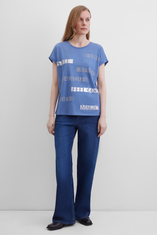 Футболка с принтом