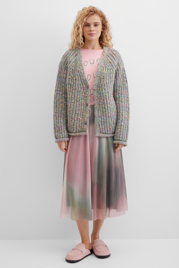 Кардиган на пуговицах