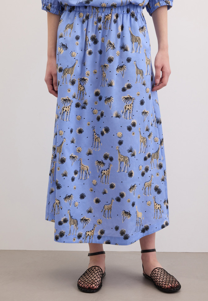 Юбка с принтом