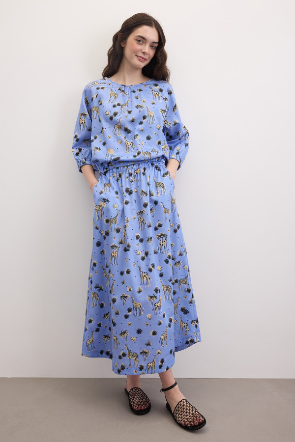 Юбка с принтом