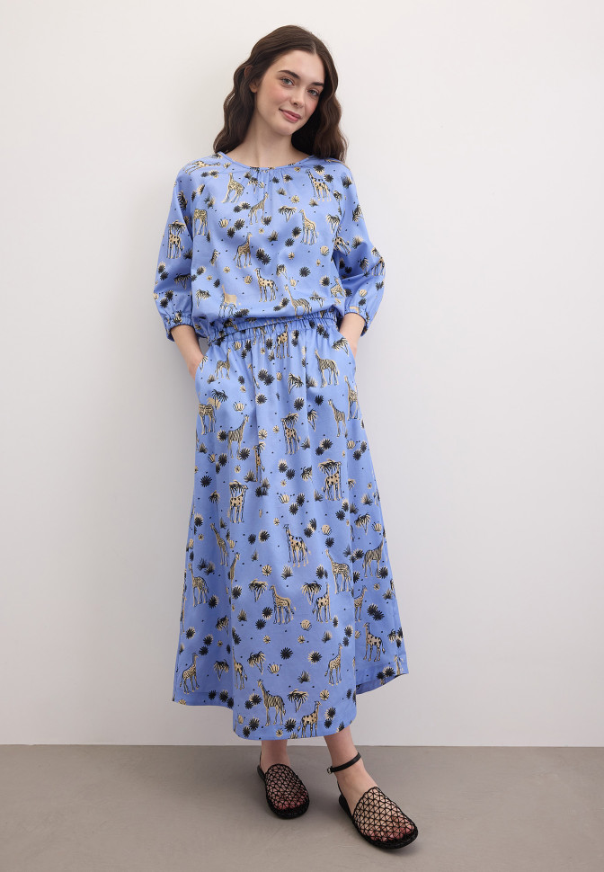 Юбка с принтом