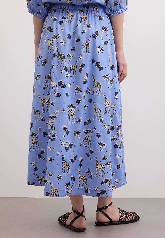 Юбка с принтом