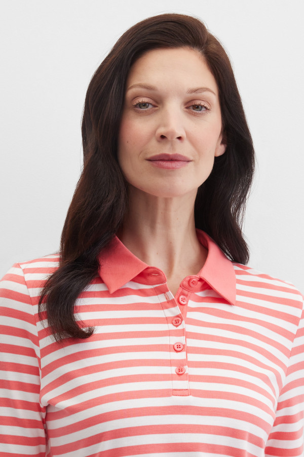 Поло в полоску