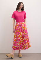 Юбка с цветочным принтом