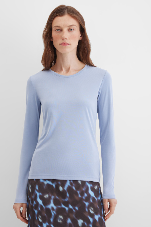 Лонгслив в рубчик