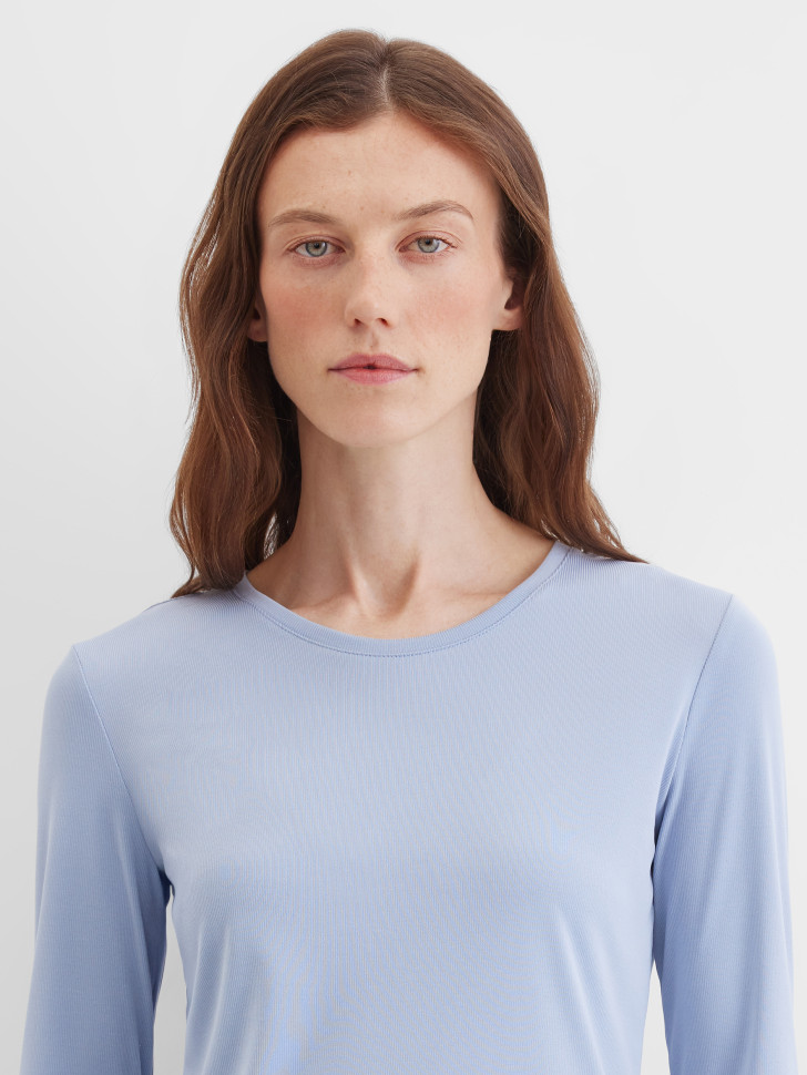 Лонгслив в рубчик