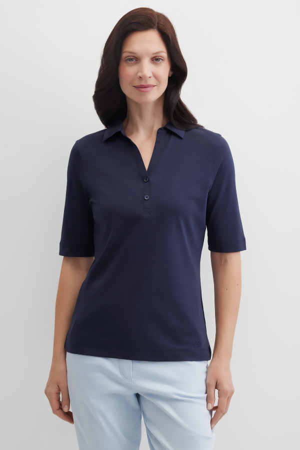 Поло из эластичного хлопка