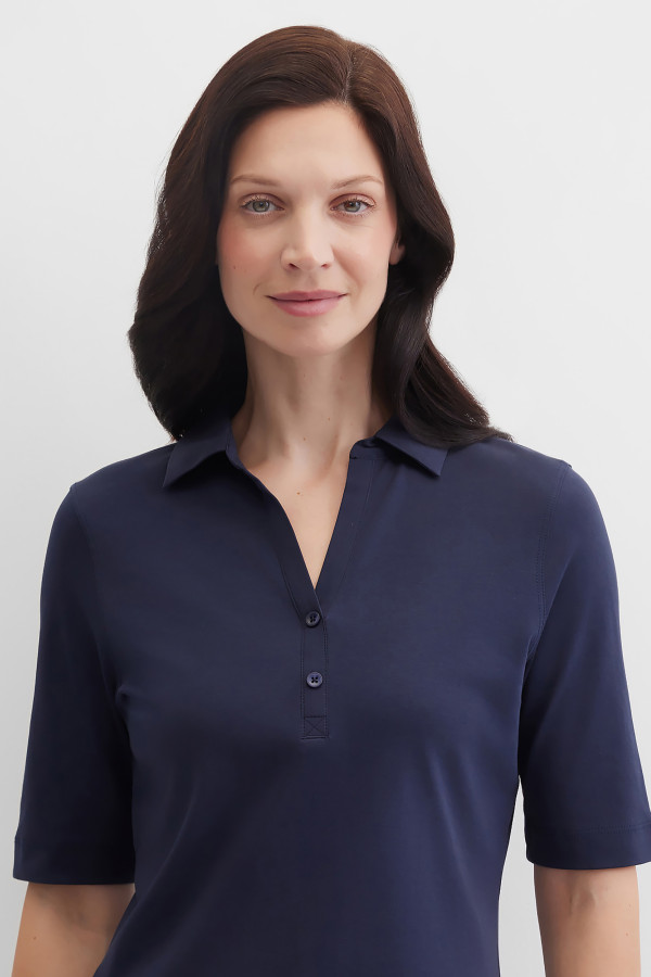 Поло из эластичного хлопка
