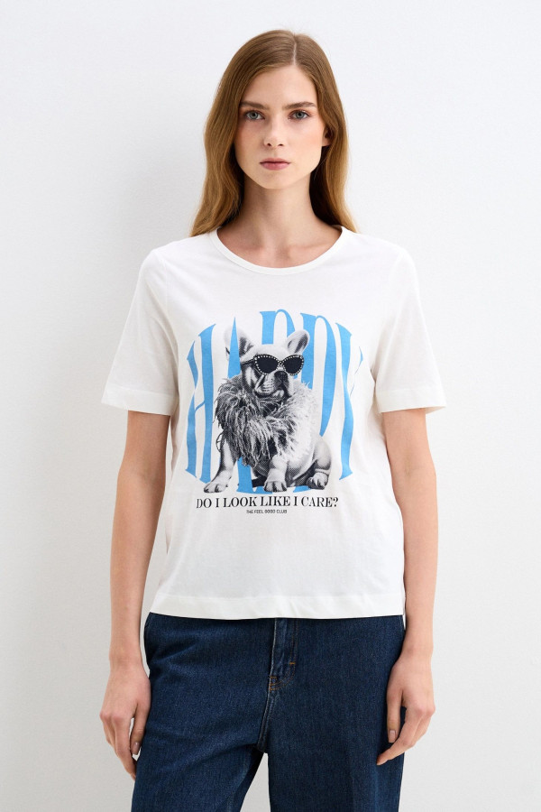 Футболка с принтом