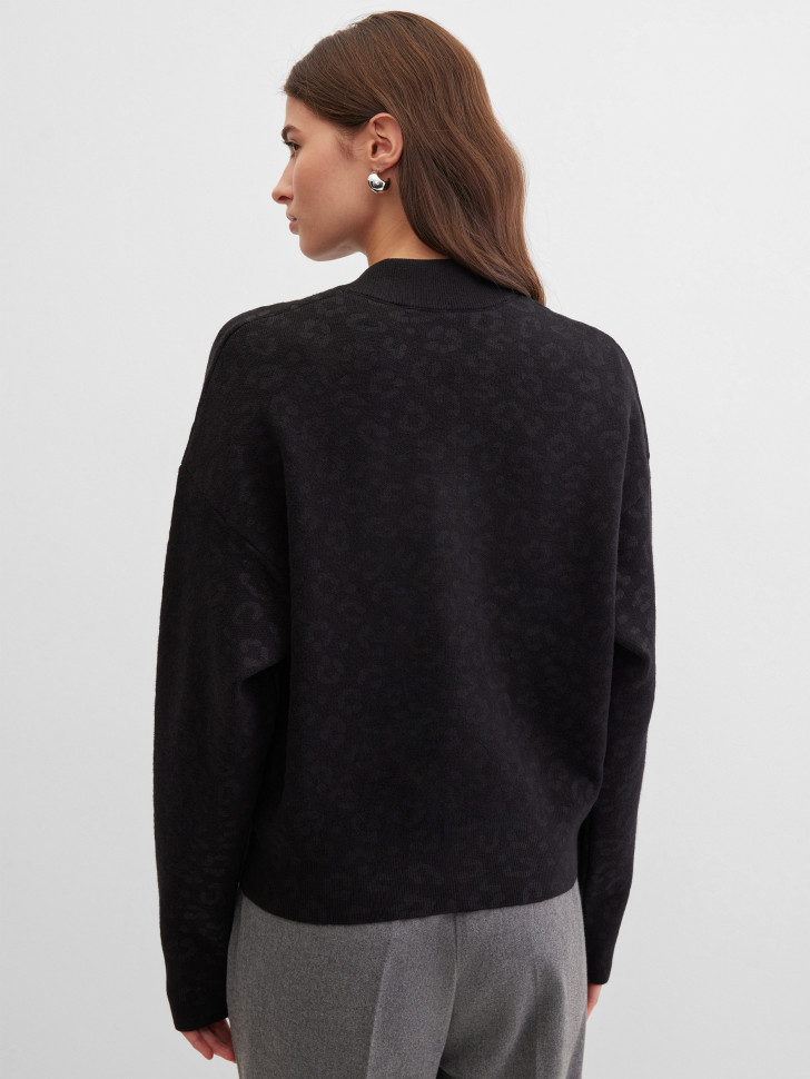 Кардиган с леопардовым принтом