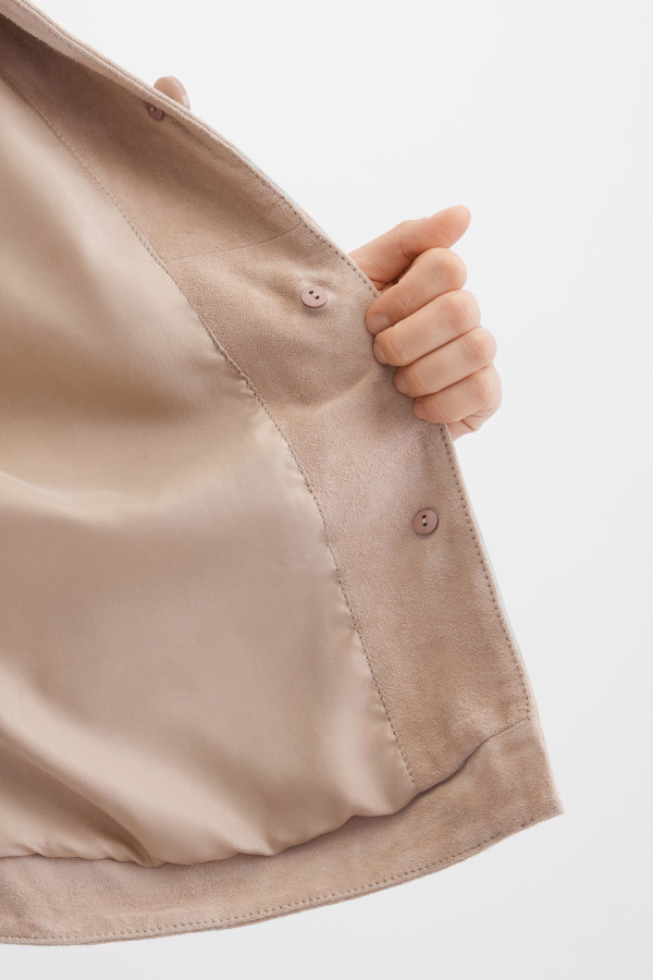 Жакет-куртка замшевая