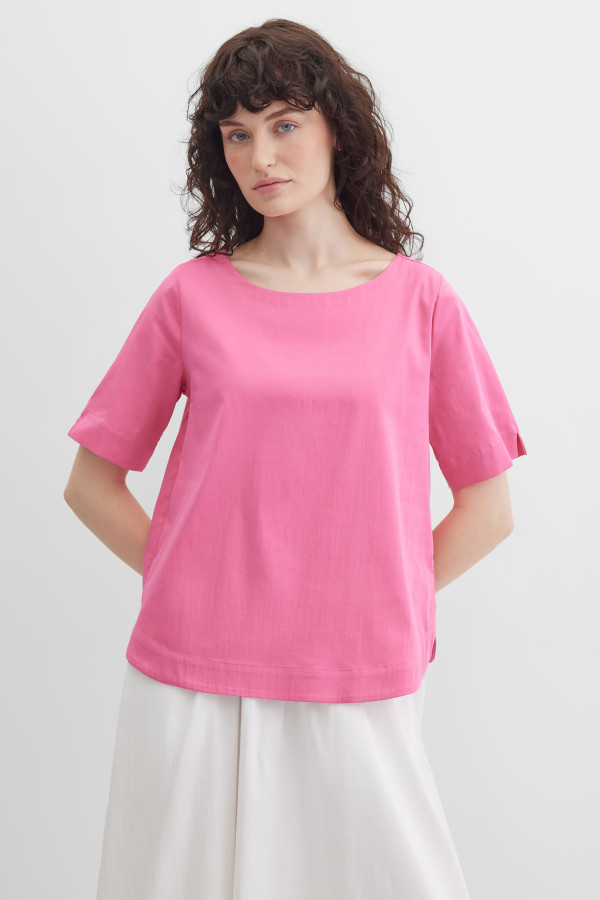 Блузка с коротким рукавом