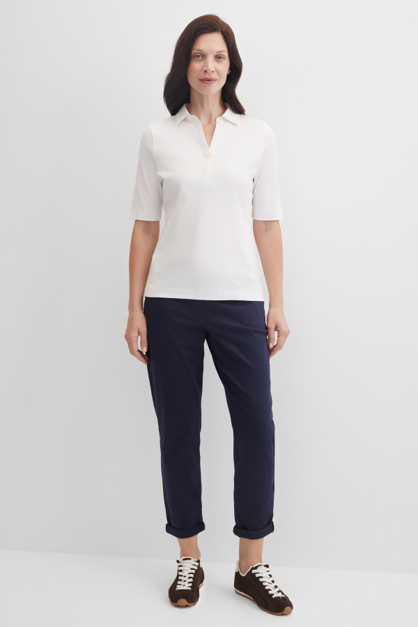 Поло из эластичного хлопка