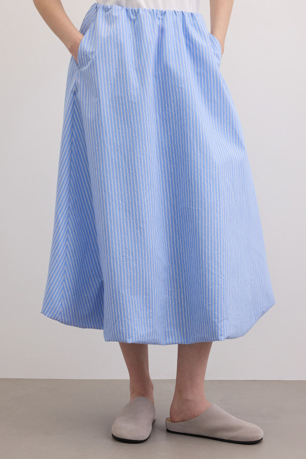 Юбка-баллон в полоску