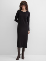 Платье миди трикотажное