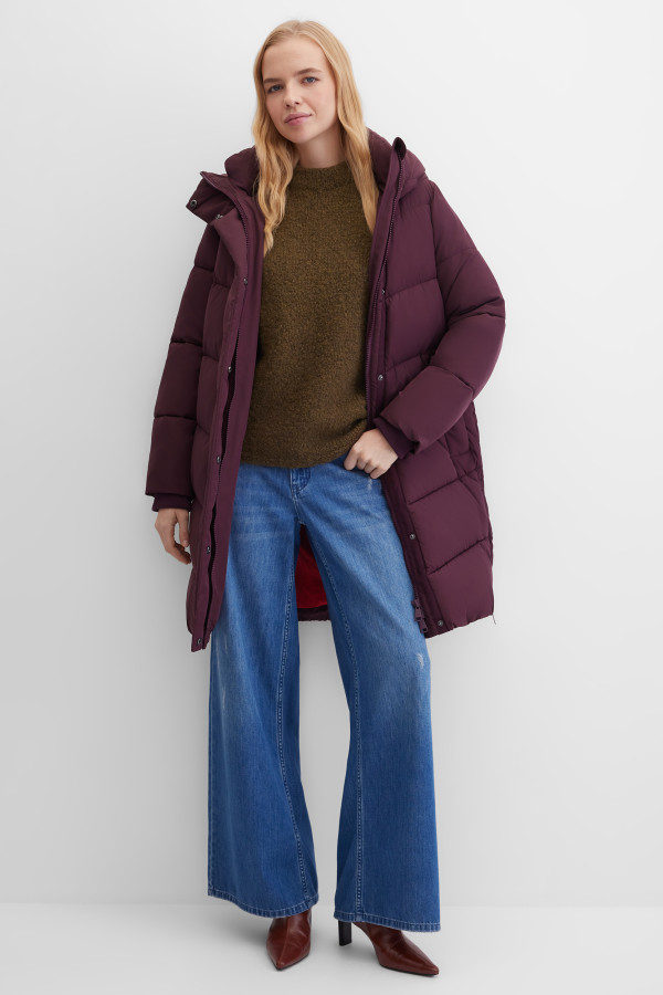 Пальто стеганое