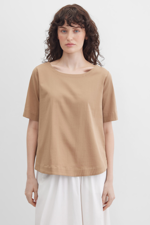 Блузка с коротким рукавом