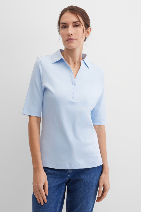 Поло из эластичного хлопка