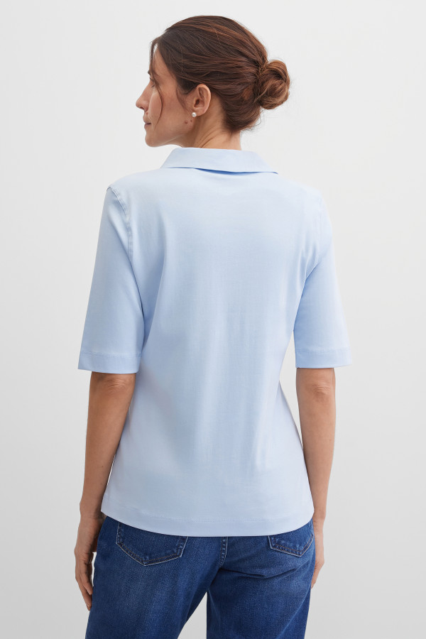 Поло из эластичного хлопка