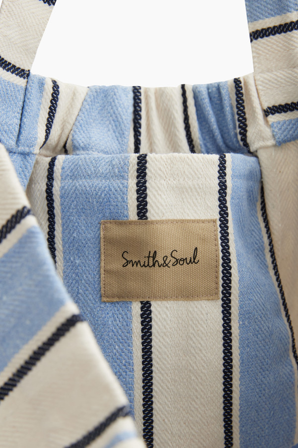 Сумка-шоппер в полоску