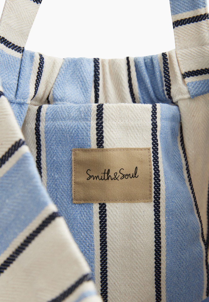 Сумка-шоппер в полоску