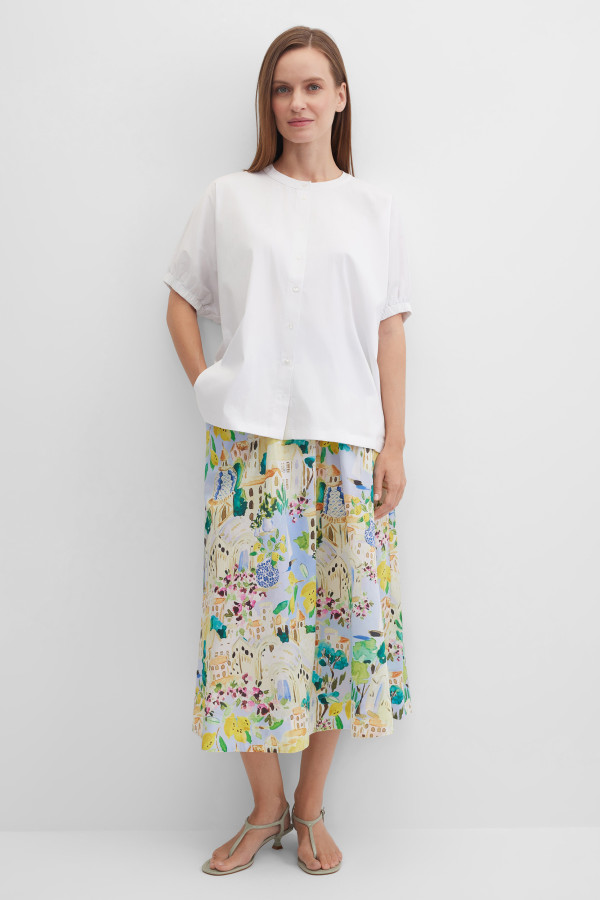 Блузка с коротким рукавом