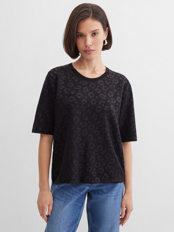 Джемпер прямого кроя