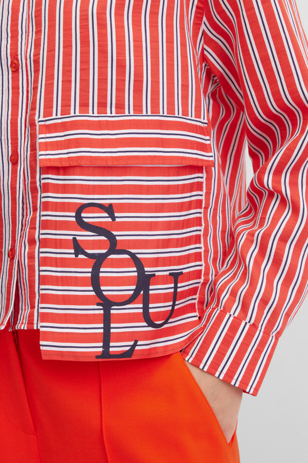 Блузка с длинным рукавом