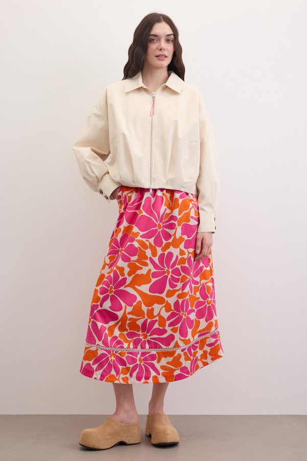 Бомбер с защипами