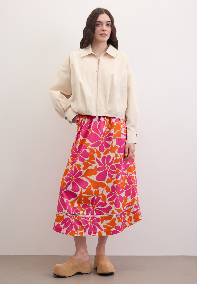 Бомбер с защипами