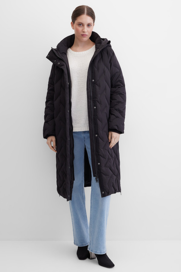 Пальто утепленное