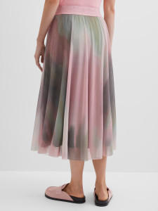 Юбка из сетчатой ткани