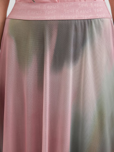 Юбка из сетчатой ткани