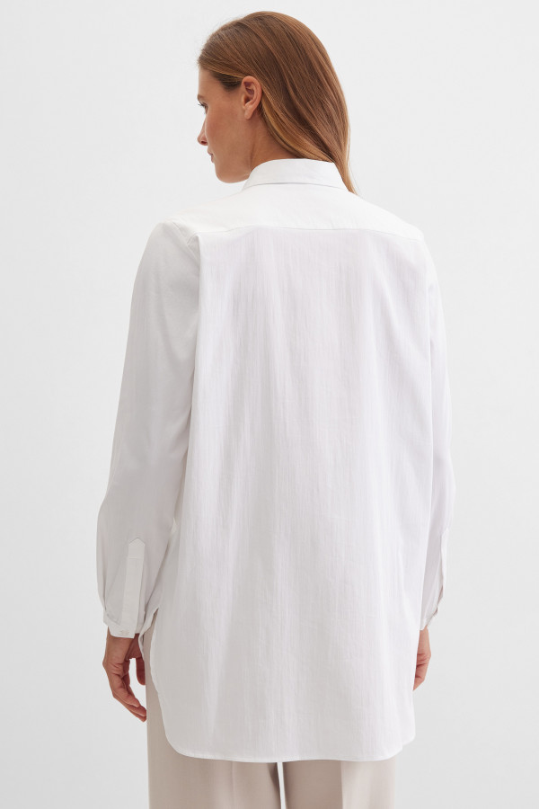 Рубашка удлиненная