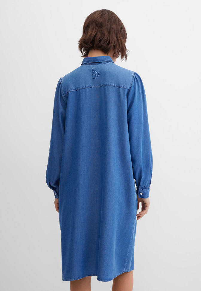 Платье-рубашка миди