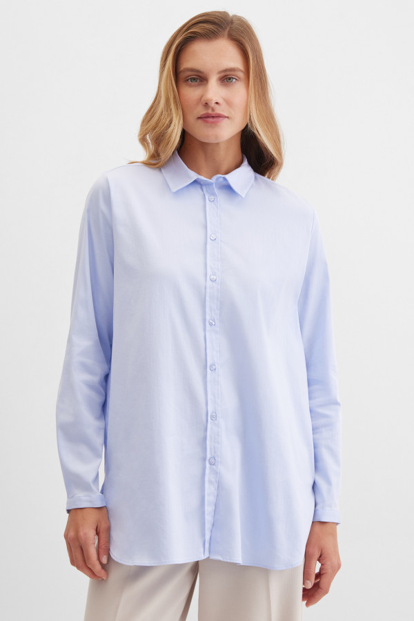 Рубашка удлиненная