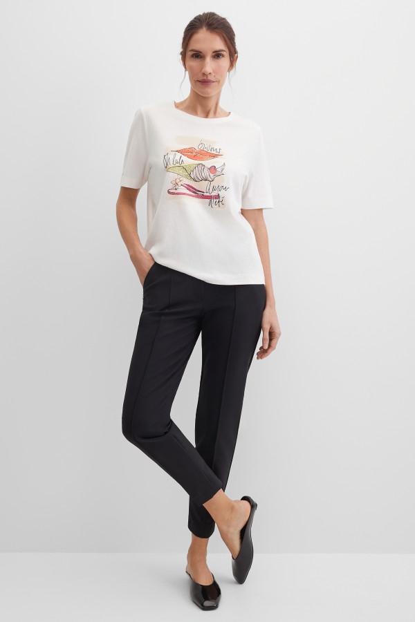 Брюки из эластичного материала