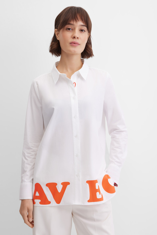 Блузка с надписью