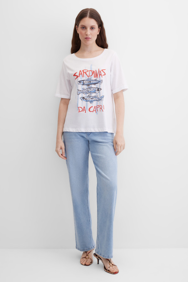 Футболка свободная