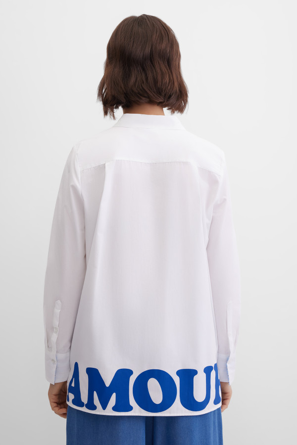 Блузка с надписью