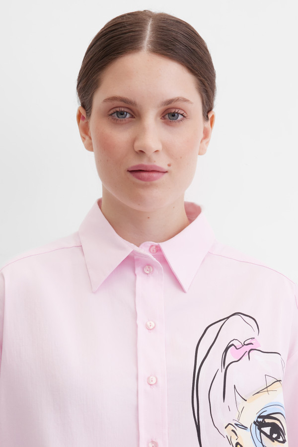 Блузка свободная