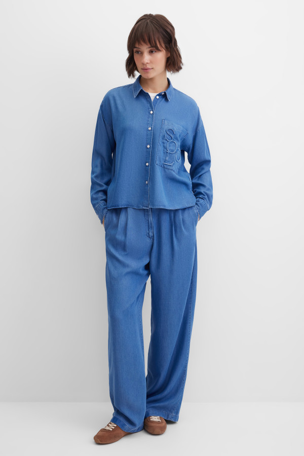 Рубашка с длинным рукавом