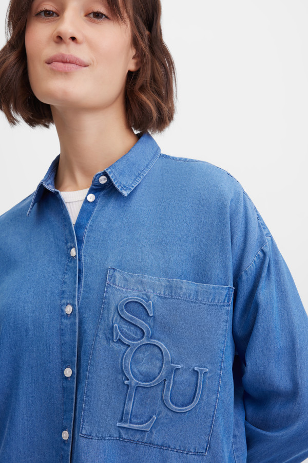 Рубашка с длинным рукавом