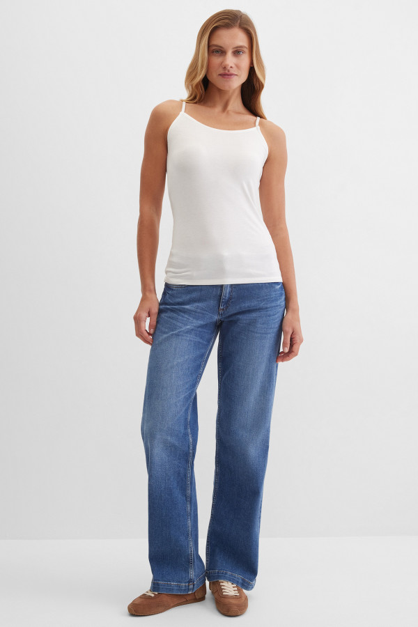 Топ базовый на бретелях