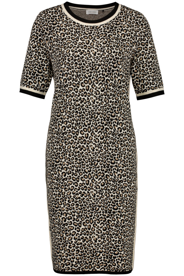 Платье с леопардовым принтом