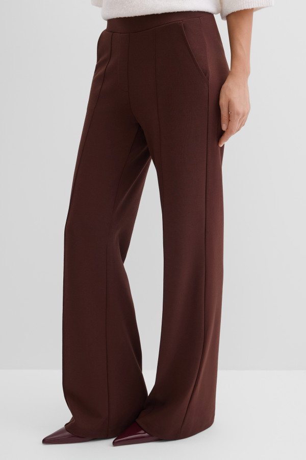 Брюки трикотажные укороченные