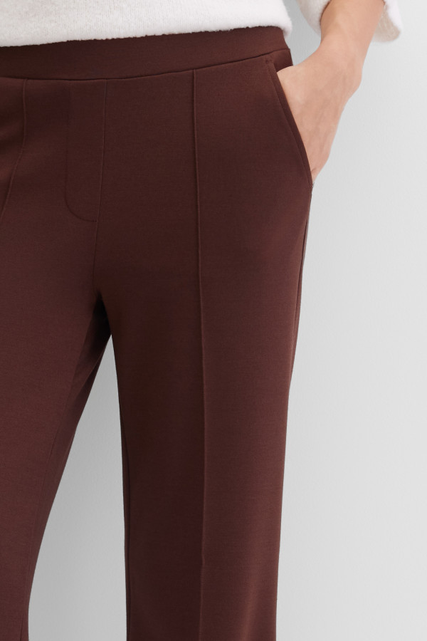 Брюки трикотажные укороченные