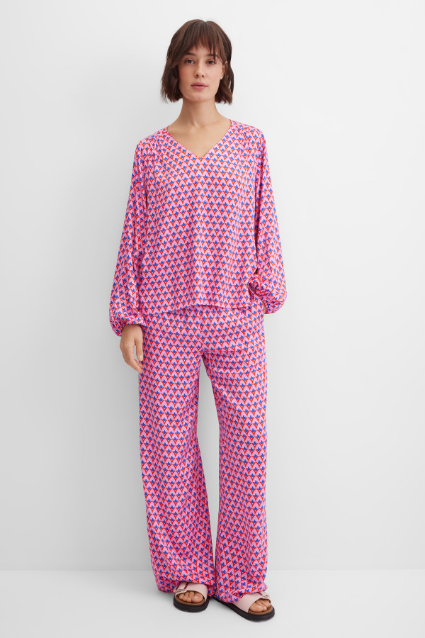 Блузка свободная