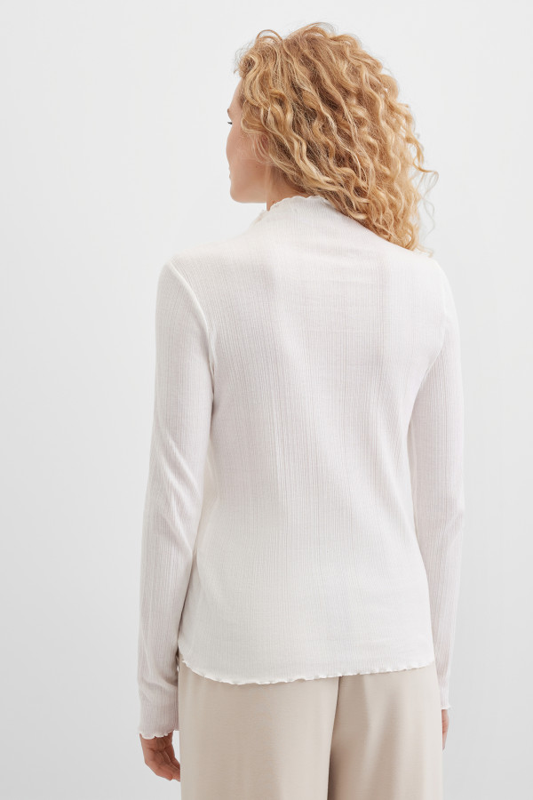 Водолазка базовая в рубчик