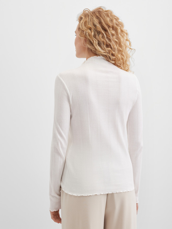 Водолазка базовая в рубчик